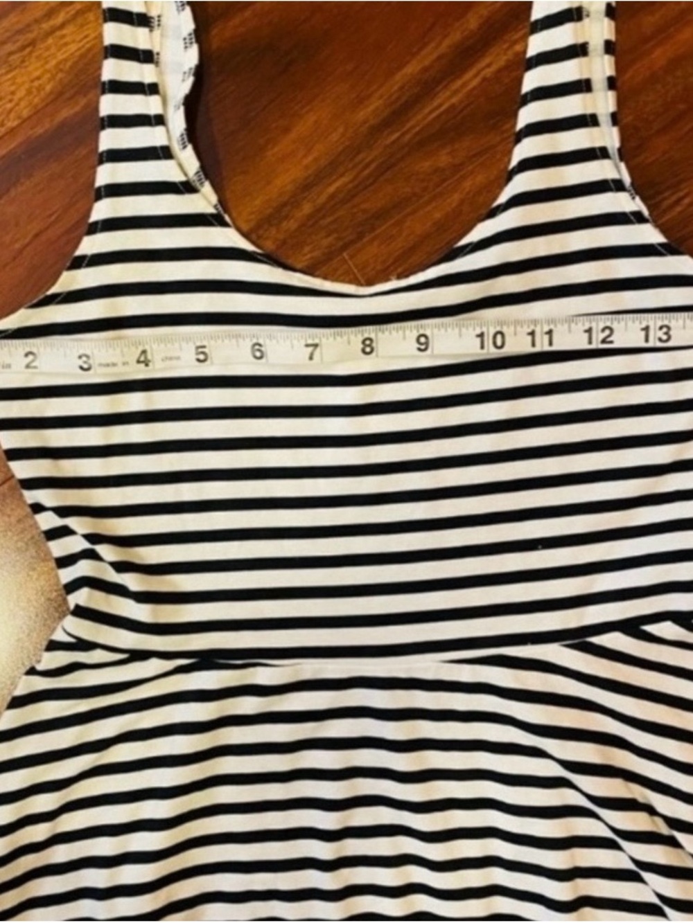 Victoria's Secret PINK Black & White Striped Sleeveless Mini Dress - Picture 5 of 7